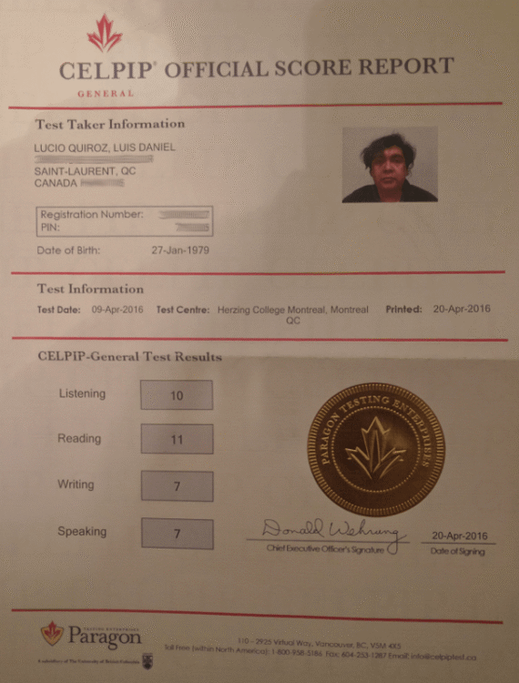 Buy CELPIP Certificate Without Exam